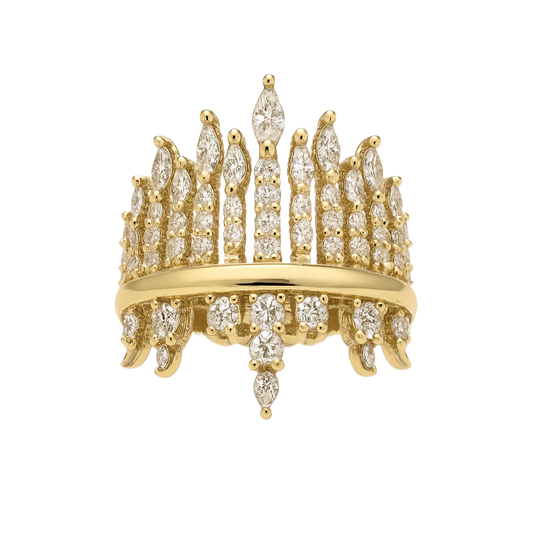 Crest Tiara Yüzük - MuffGem