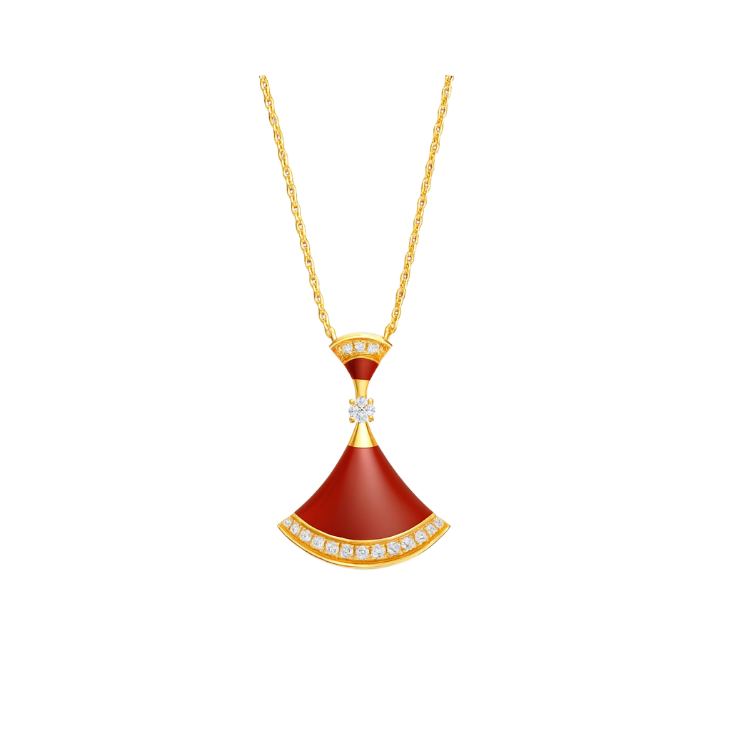 Divina Rosso Kolye (İthal Kutulu Model)