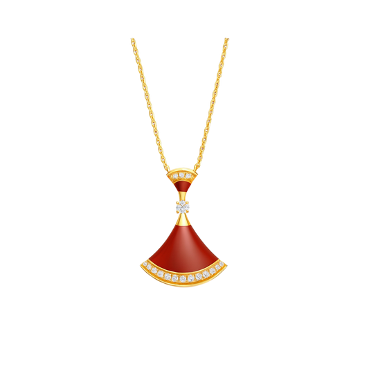 Divina Rosso Kolye (İthal Kutulu Model)