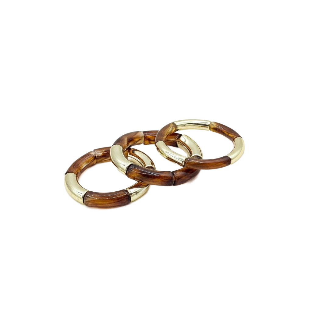 Cognac Bamboo Bileklik