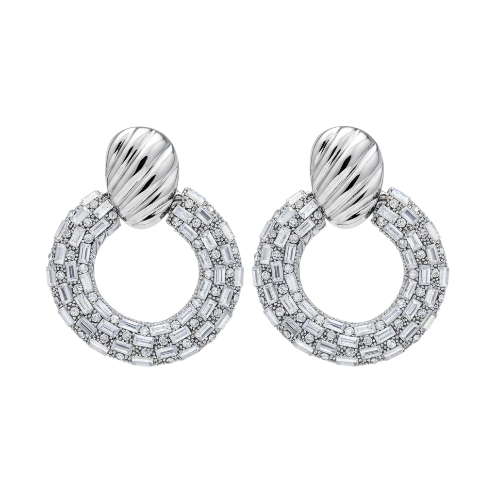 Frosted Atrium Earrings