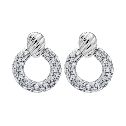 Frosted Atrium Küpe