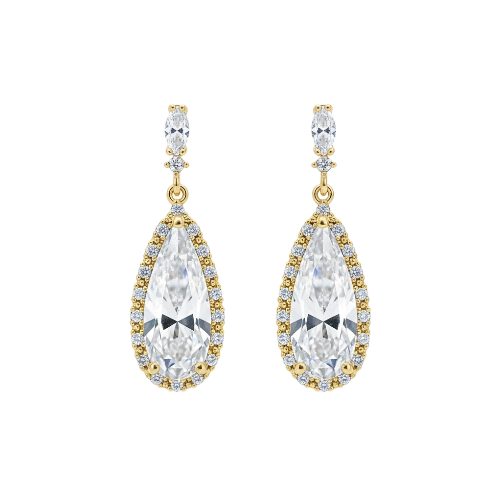 Nocturne Pear Earrings