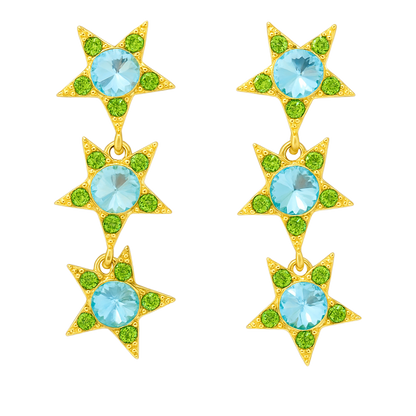 Étoile Lime Küpe - MuffGem