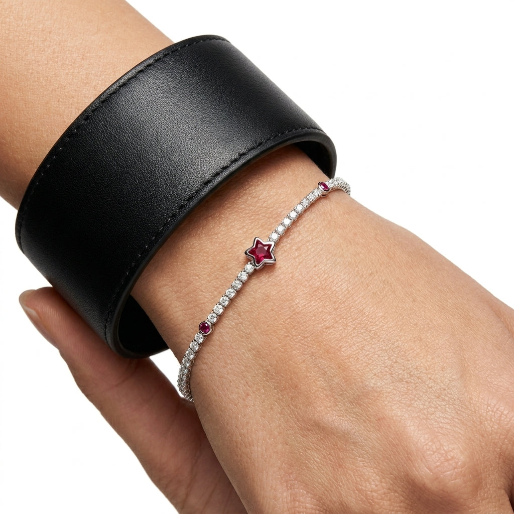 Ruby Star Bileklik