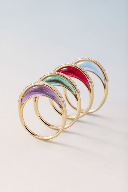 Amethyst Shine Ring