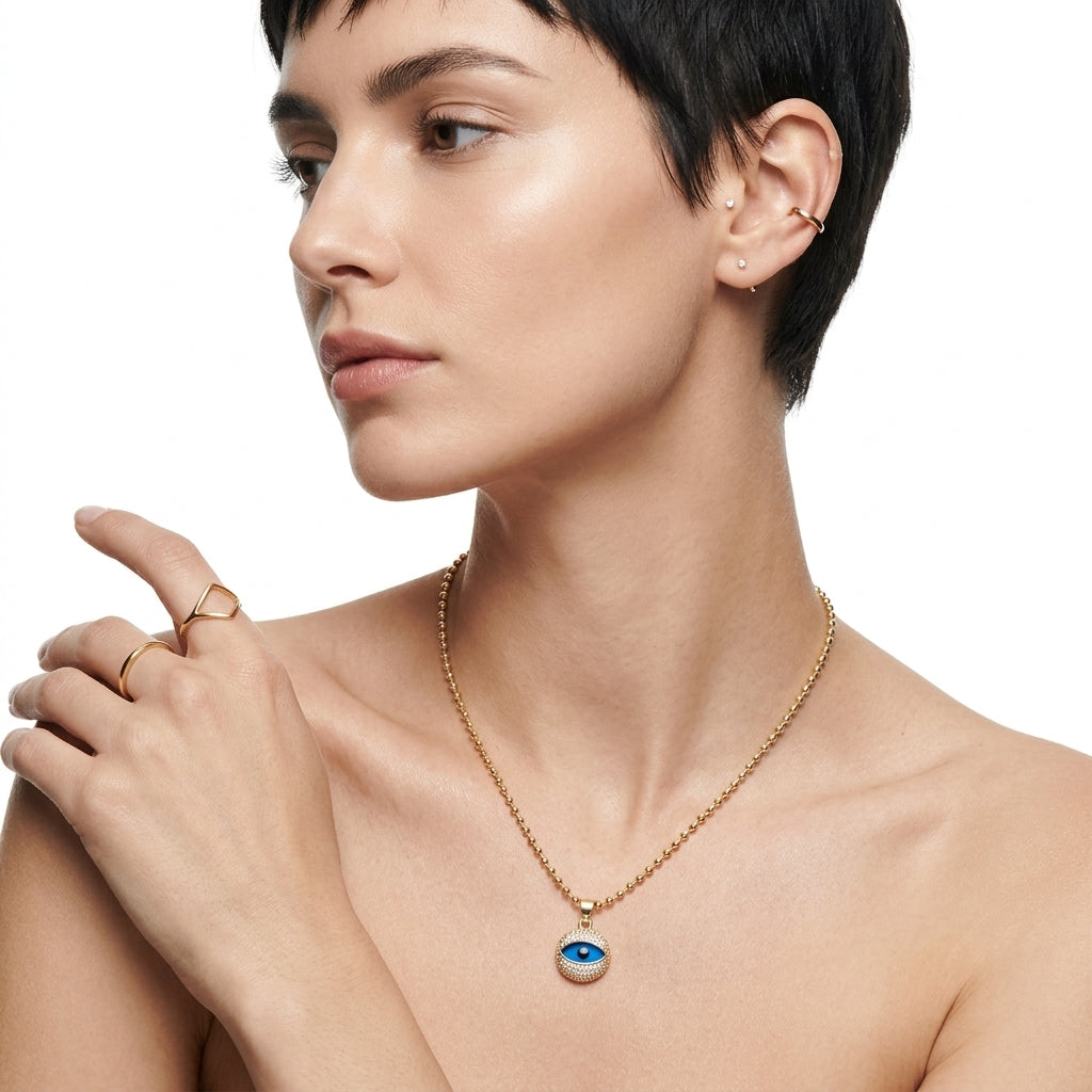 Sphere Evil Eye Kolye