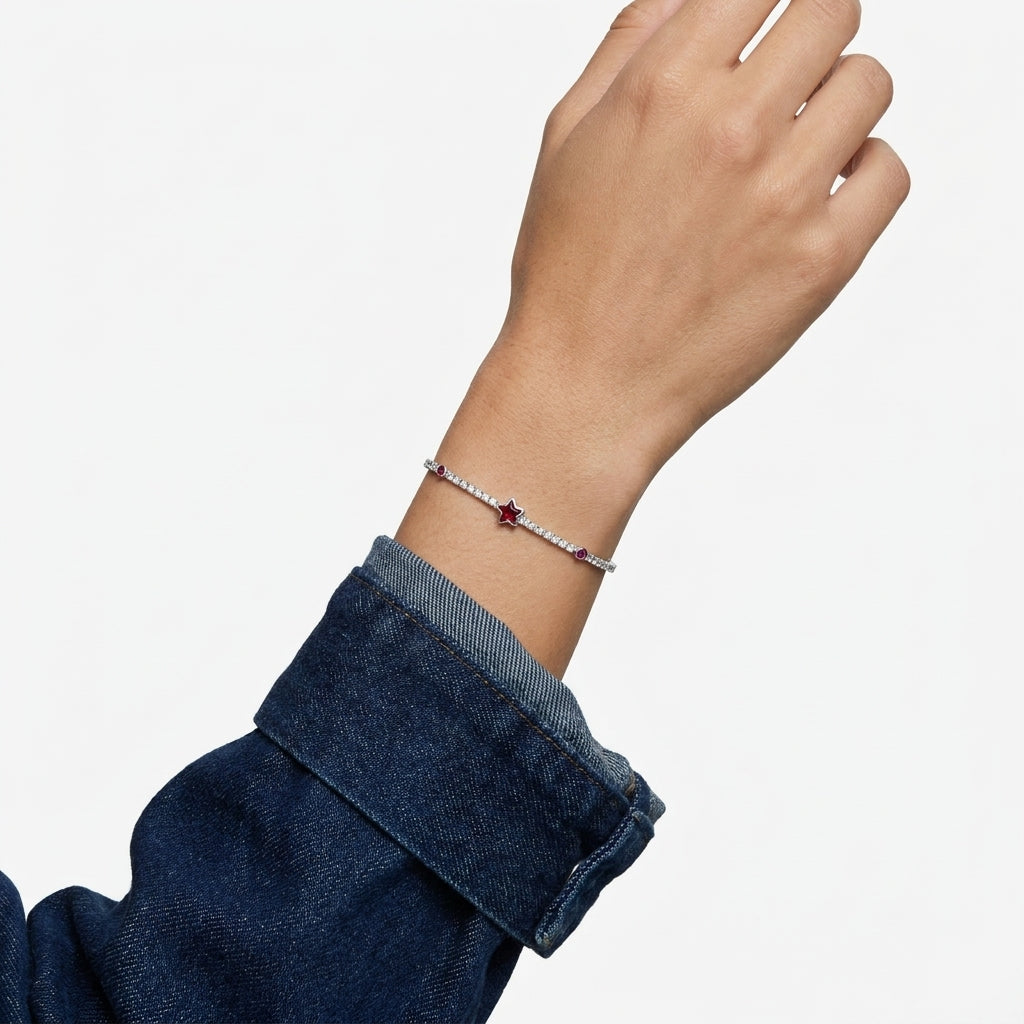 Ruby Star Bileklik