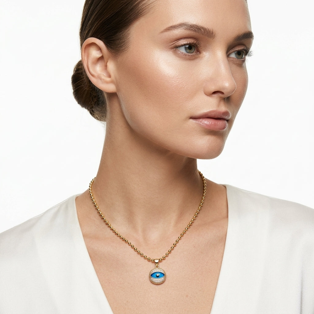 Sphere Evil Eye Kolye