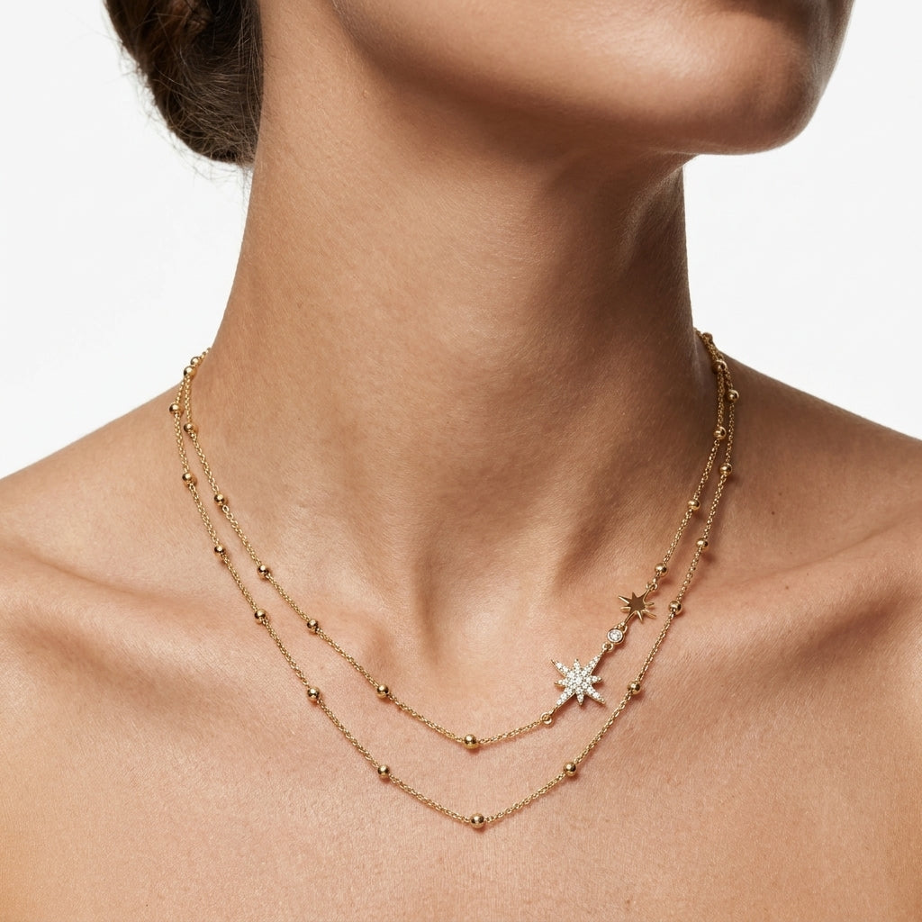 North Star Layer Kolye