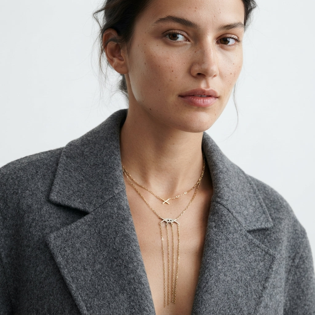Aura Geometric Kolye