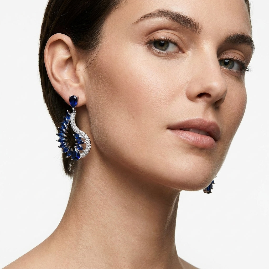 Sapphire Volute Küpe