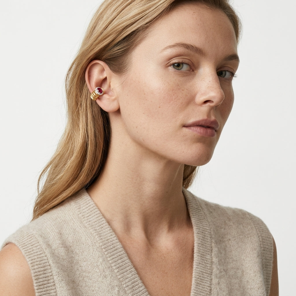 Sculpted Tubogas Earcuff
