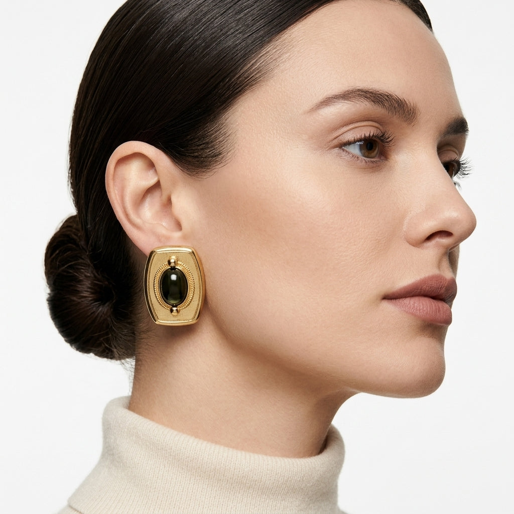 Olive Stone Küpe