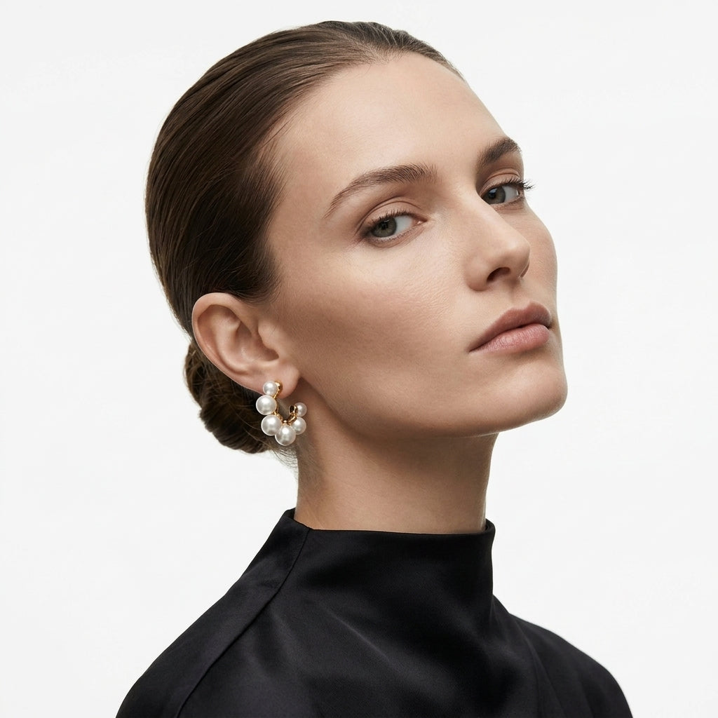Graduated Pearl Küpe