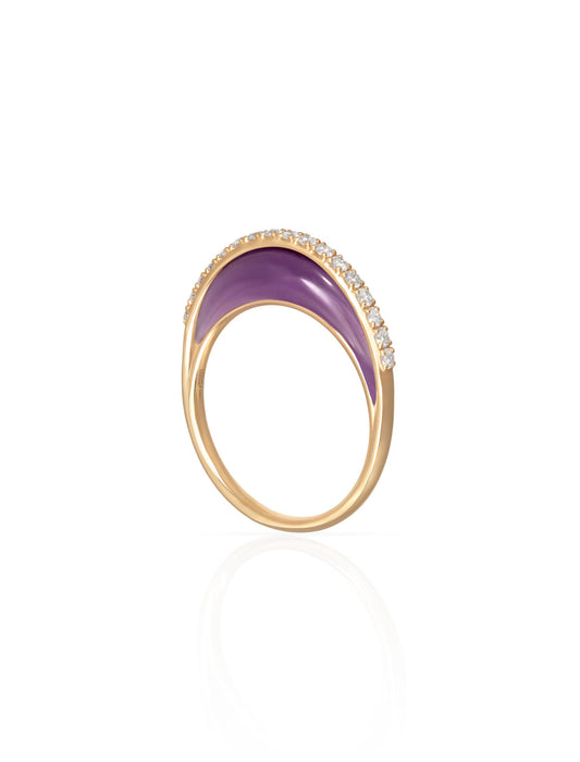 Amethyst Shine Ring