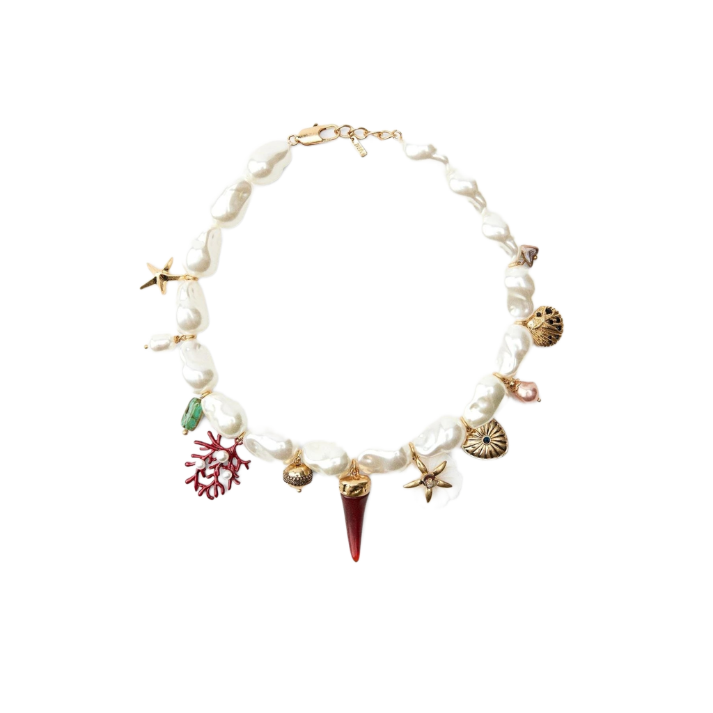 Nacre Bloom Kolye - MuffGem