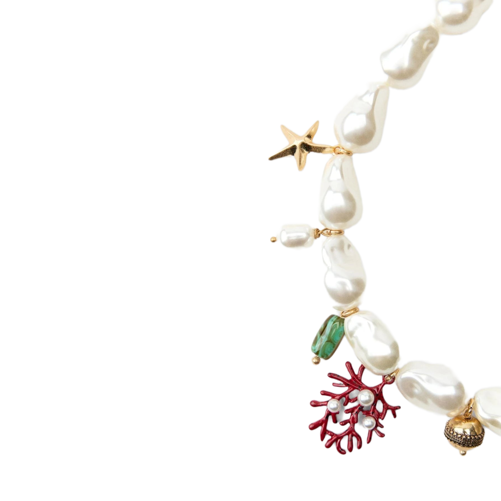 Nacre Bloom Kolye - MuffGem