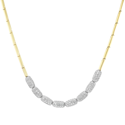 Frost Pavé Barrel Kolye