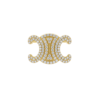 Pavé Atrium Broş (İthal Model)