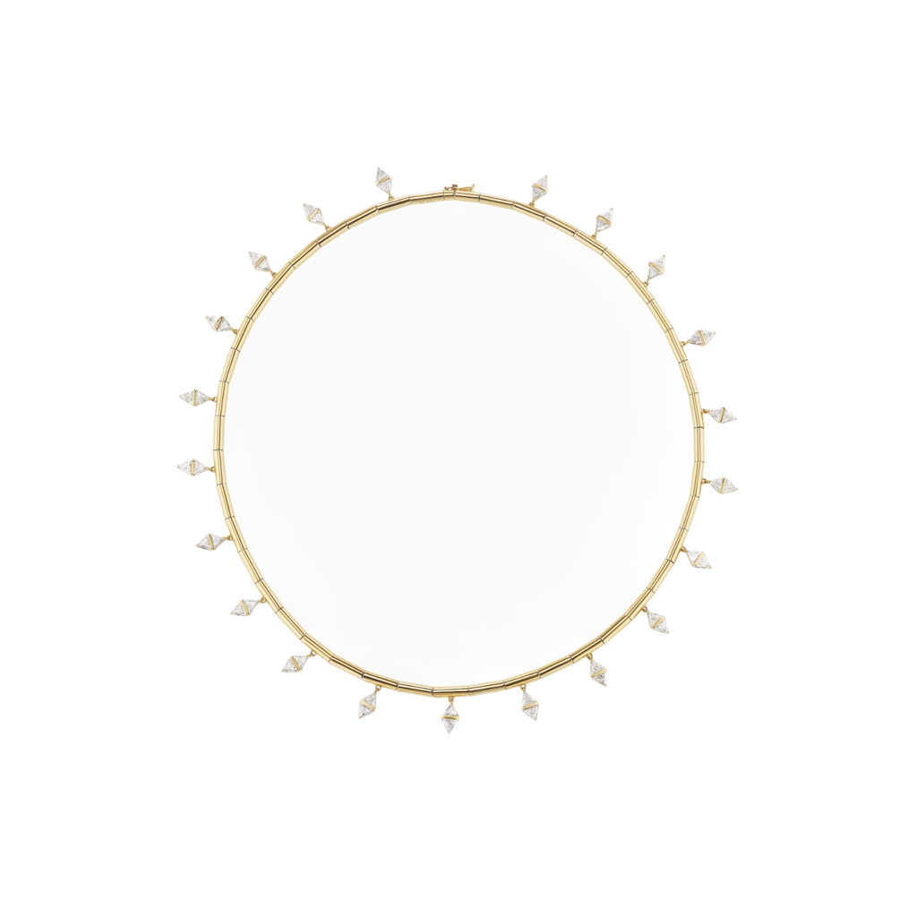 Kite Pavé Fringe Necklace