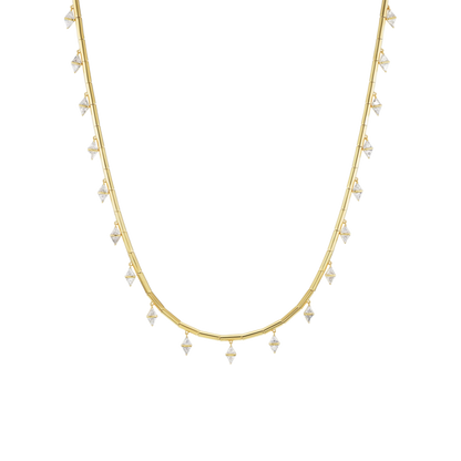 Kite Pavé Fringe Kolye