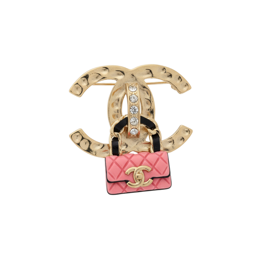 Pink Flap Broş (İthal Kutulu Model)
