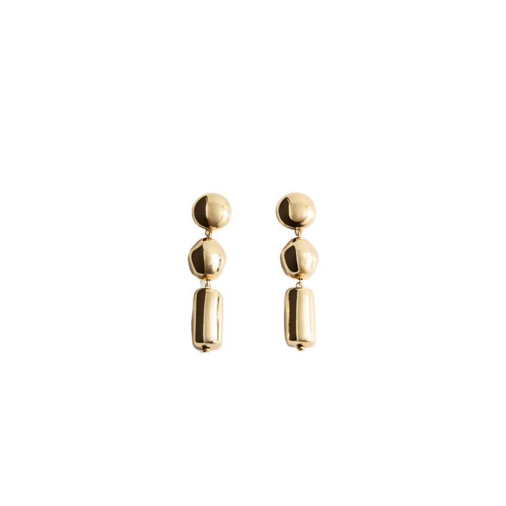 Sculpted Axis Earring