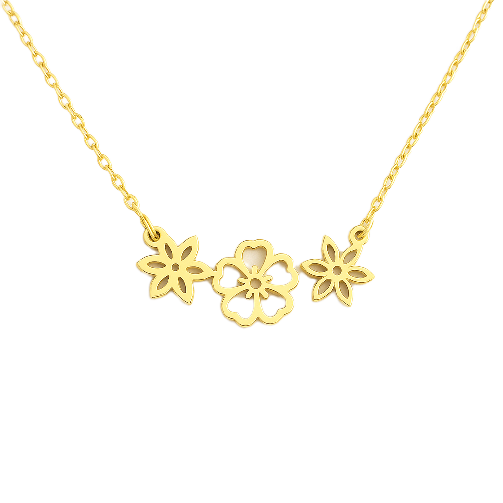 PetalAura Birth Flower Necklace