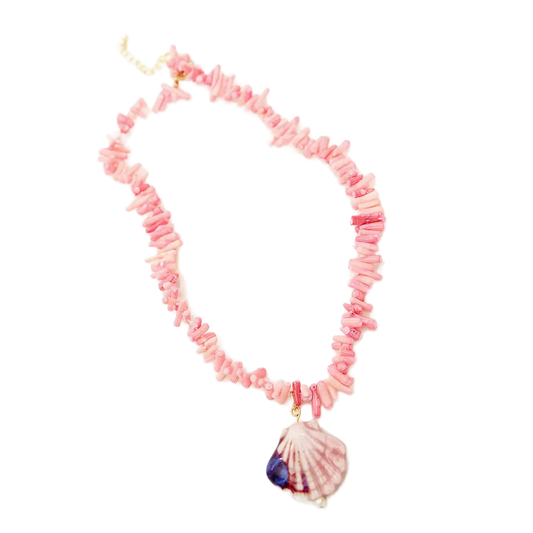 Shellea Pink Necklace