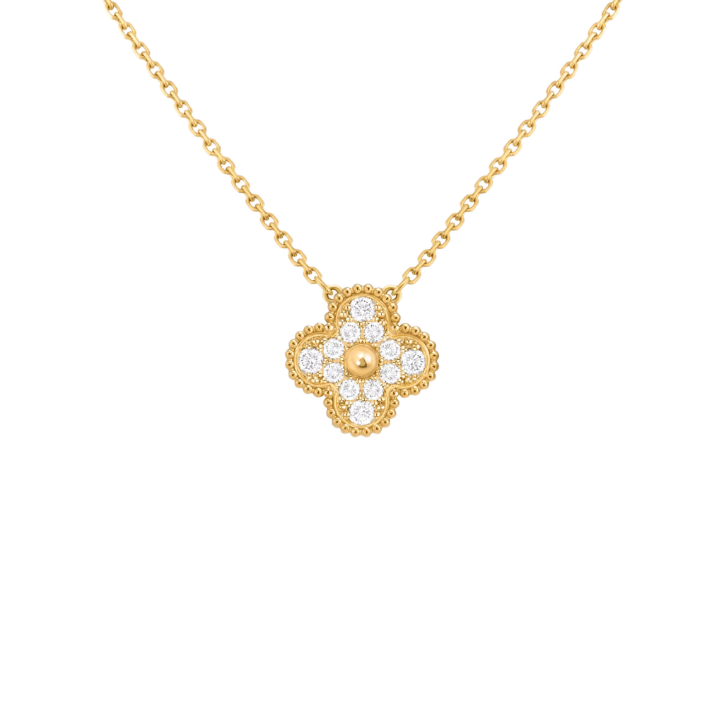 VCA Clovisse Pure Necklace (Imported Boxed Model)