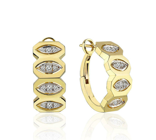 Citrine Line Küpe - MuffGem