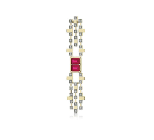 Ruby Matrix Küpe