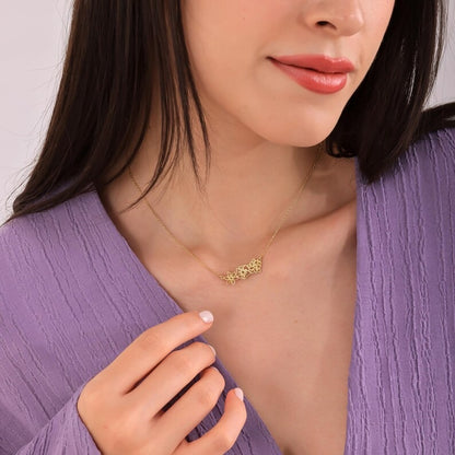 PetalAura Birth Flower Necklace