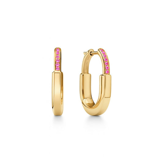 Rosé Halo Küpe (İthal Kutulu Model)