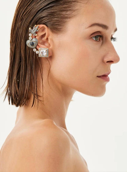 Orb & Lizard Earcuff