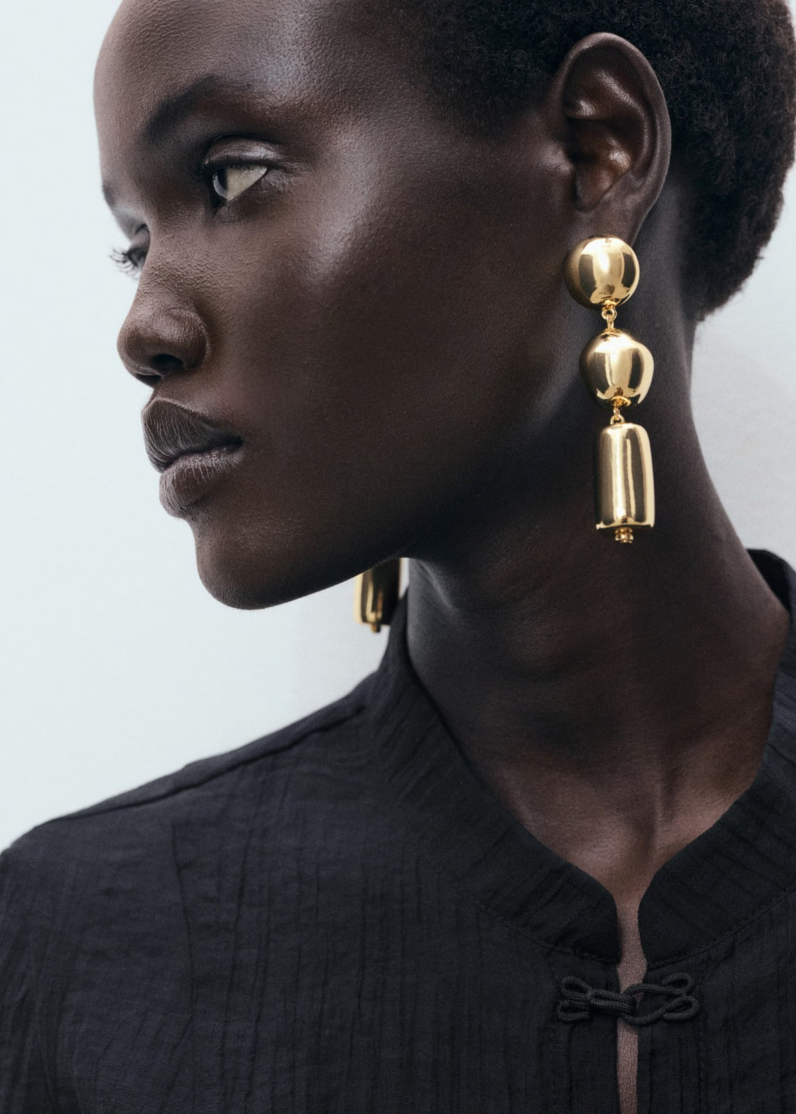 Sculpted Axis Earring