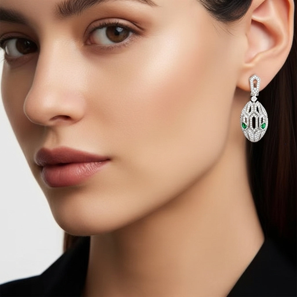 Serpentis Eye Earrings (Imported Boxed Model)