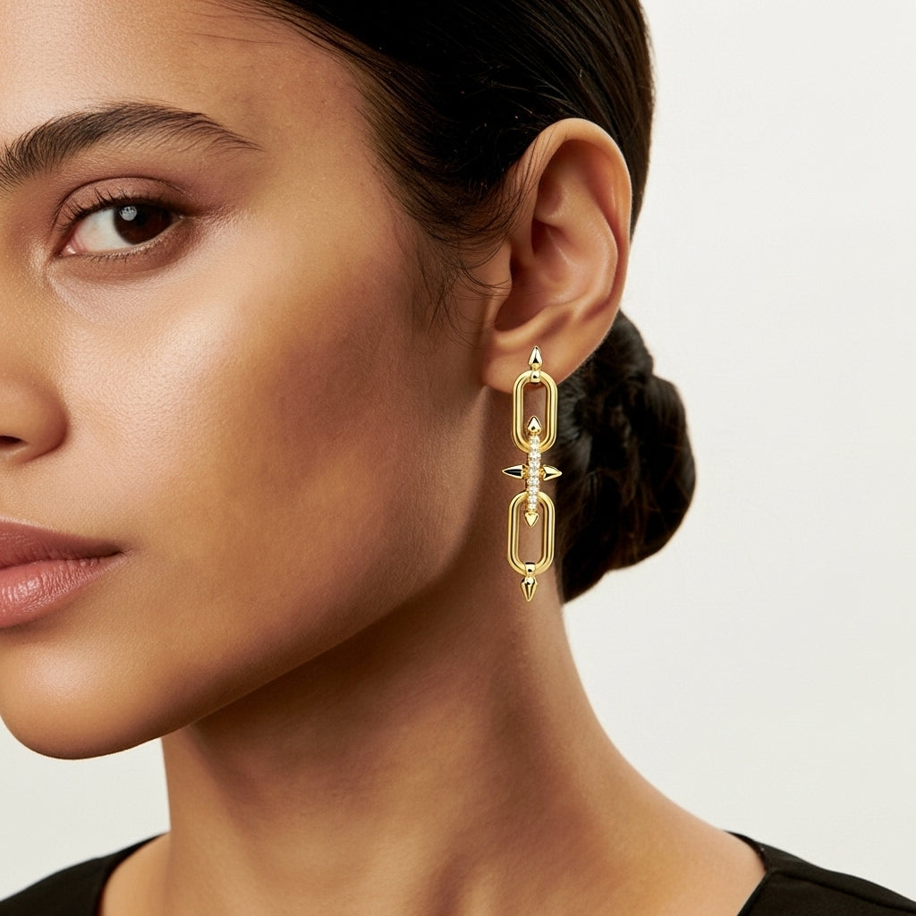 Aurelia Blade Küpe (İthal Kutulu Model)