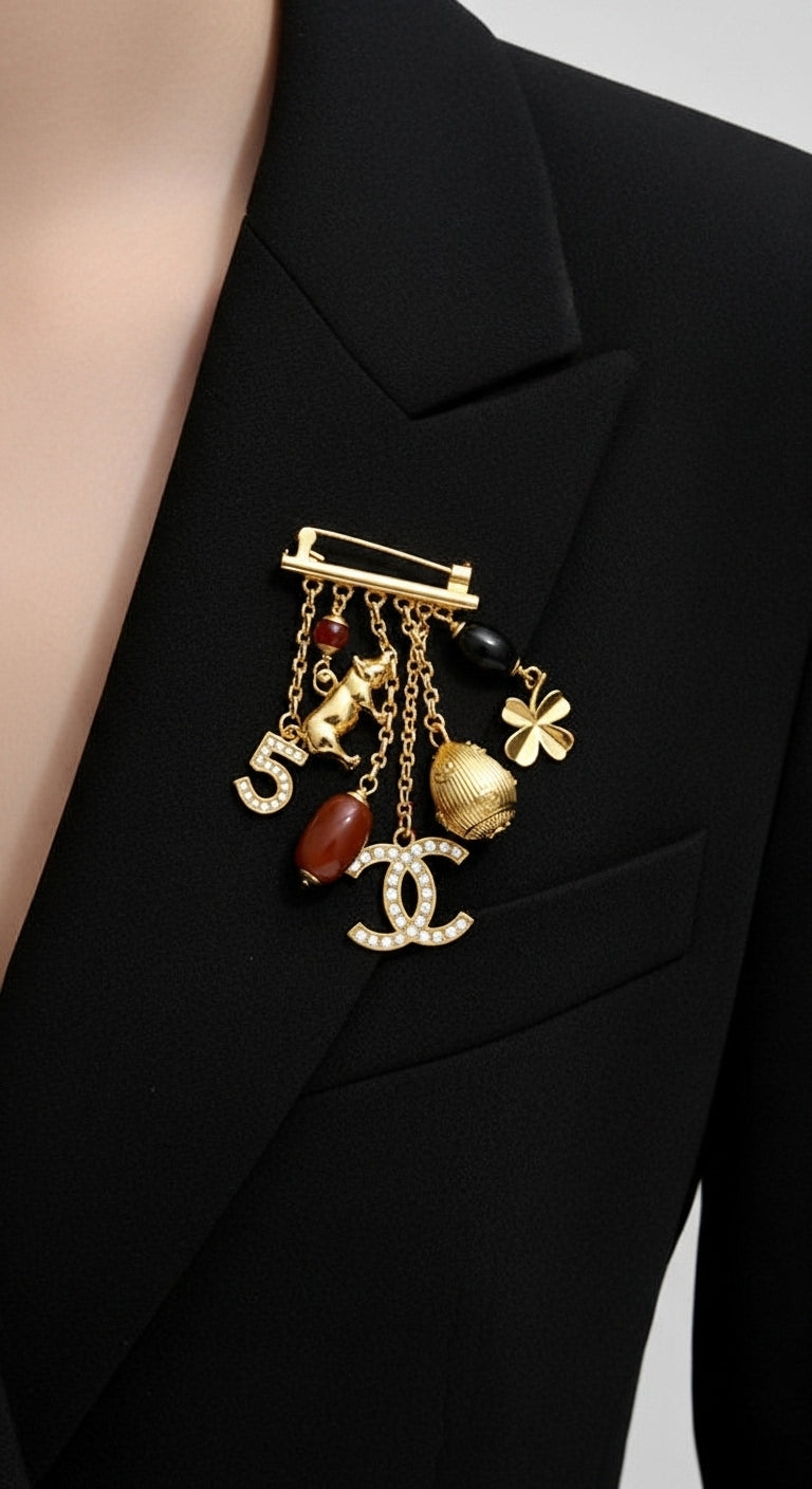 Five Luck Broş (İthal Kutulu Model)