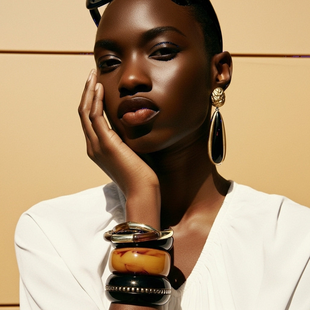 Cognac Bamboo Bileklik