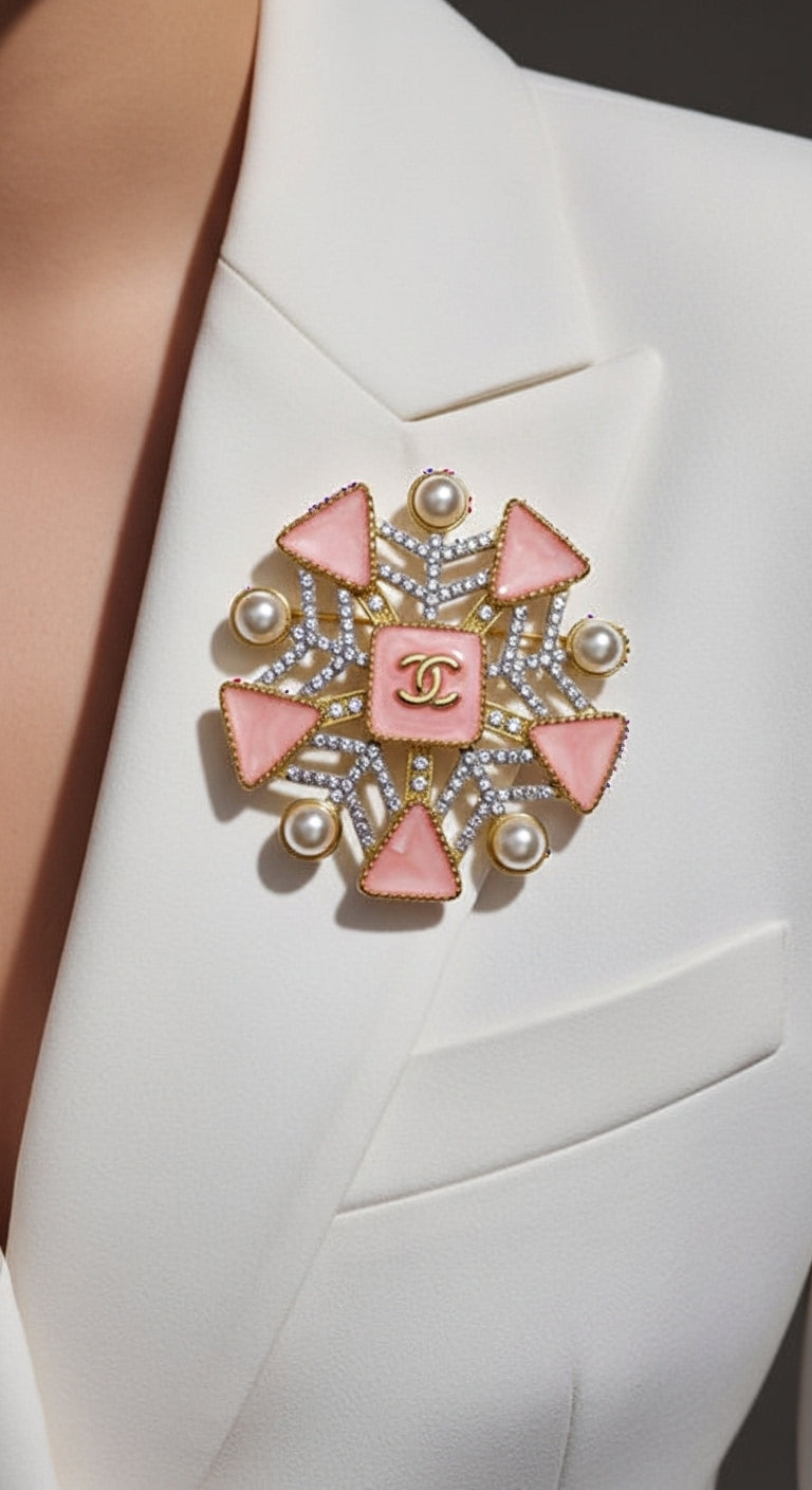 Etoile Rosé Brooch (Imported Boxed Model)
