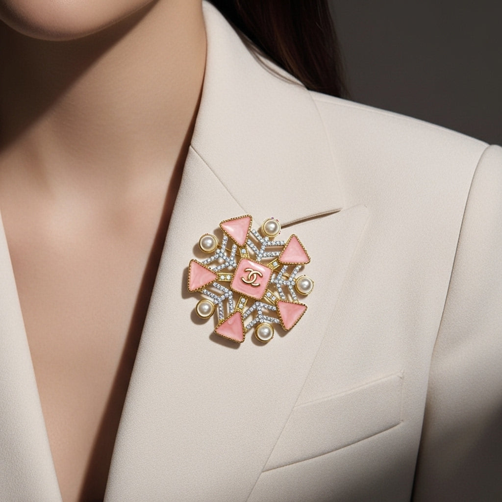 Etoile Rosé Broş (İthal Kutulu Model)