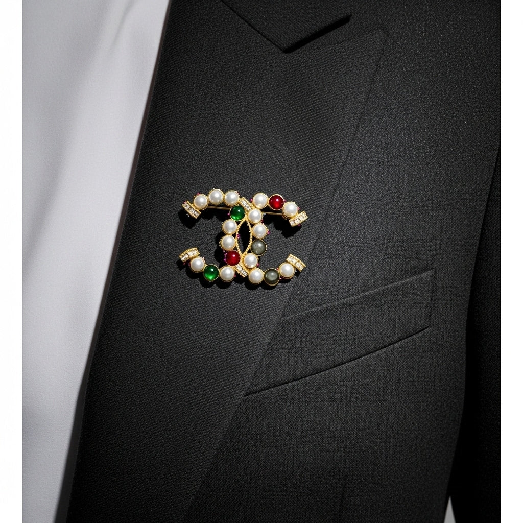 Jubilee Cabochon Broş (İthal Kutulu Model)