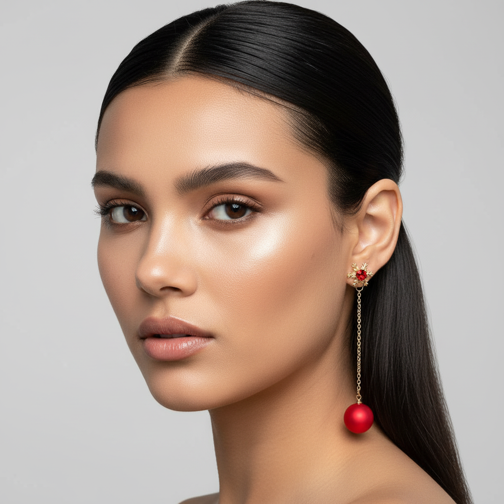 Frosted Bauble Earrings