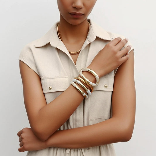 Ivory Bamboo Bileklik