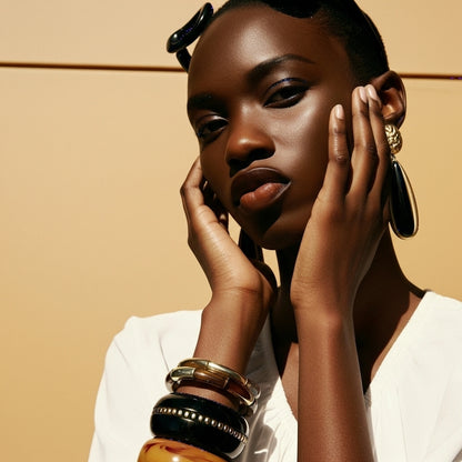 Cognac Bamboo Bileklik