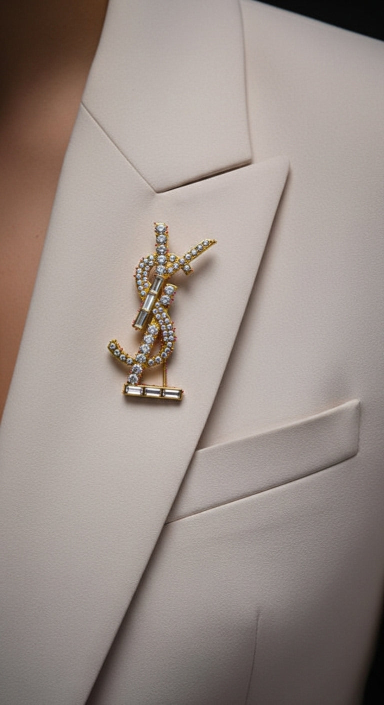 Glacé Baguette Brooch (Imported Boxed Model)