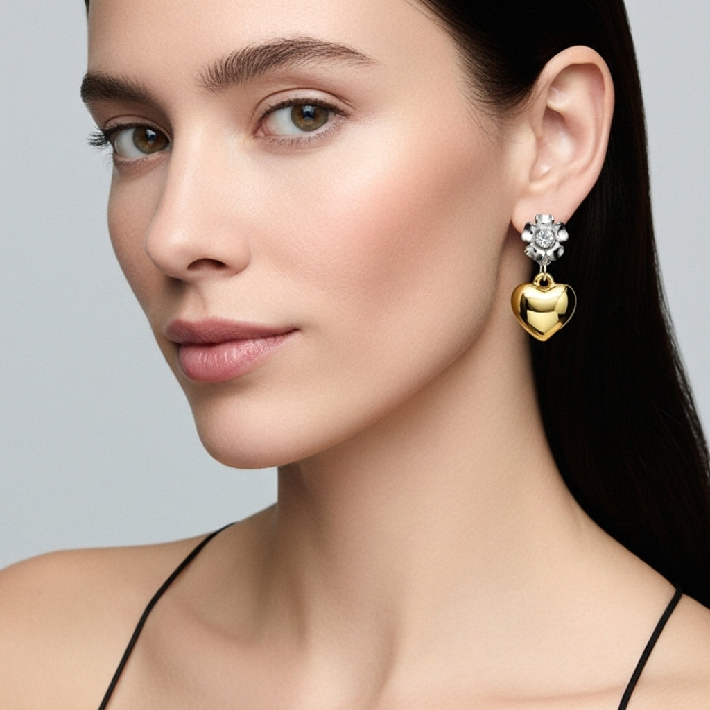 Deux-Tone Earrings