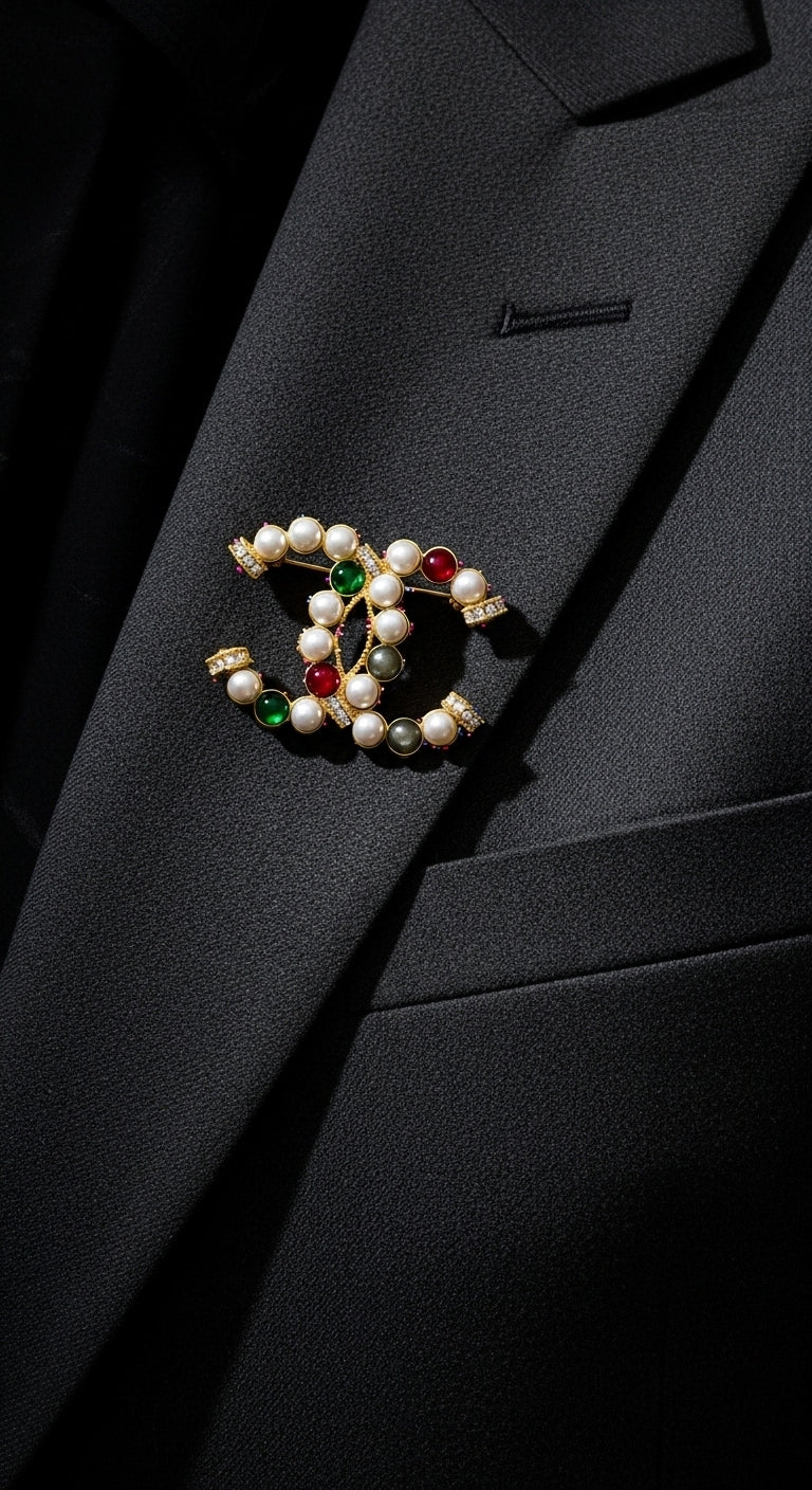 Jubilee Cabochon Broş (İthal Kutulu Model)